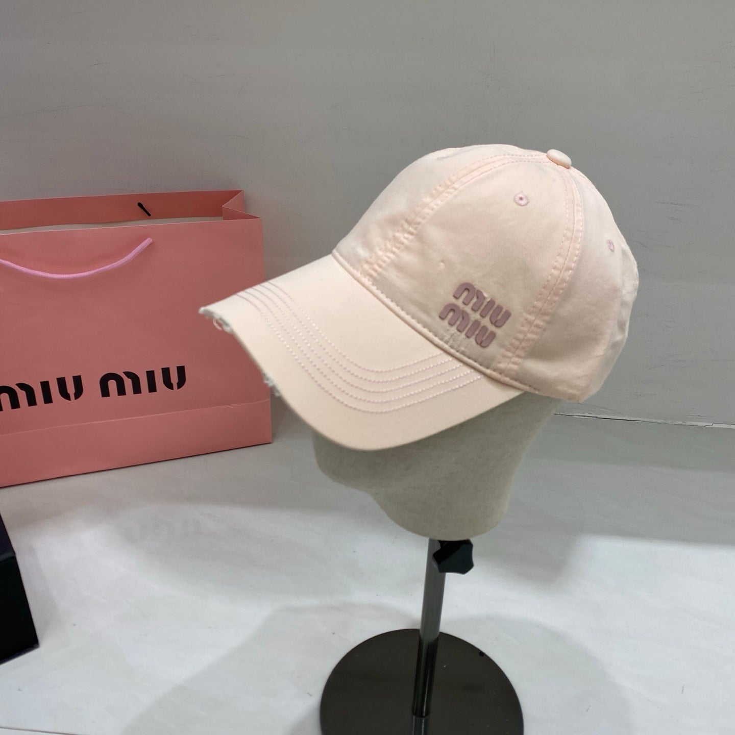 Miu Miu Logo Baseball Cap